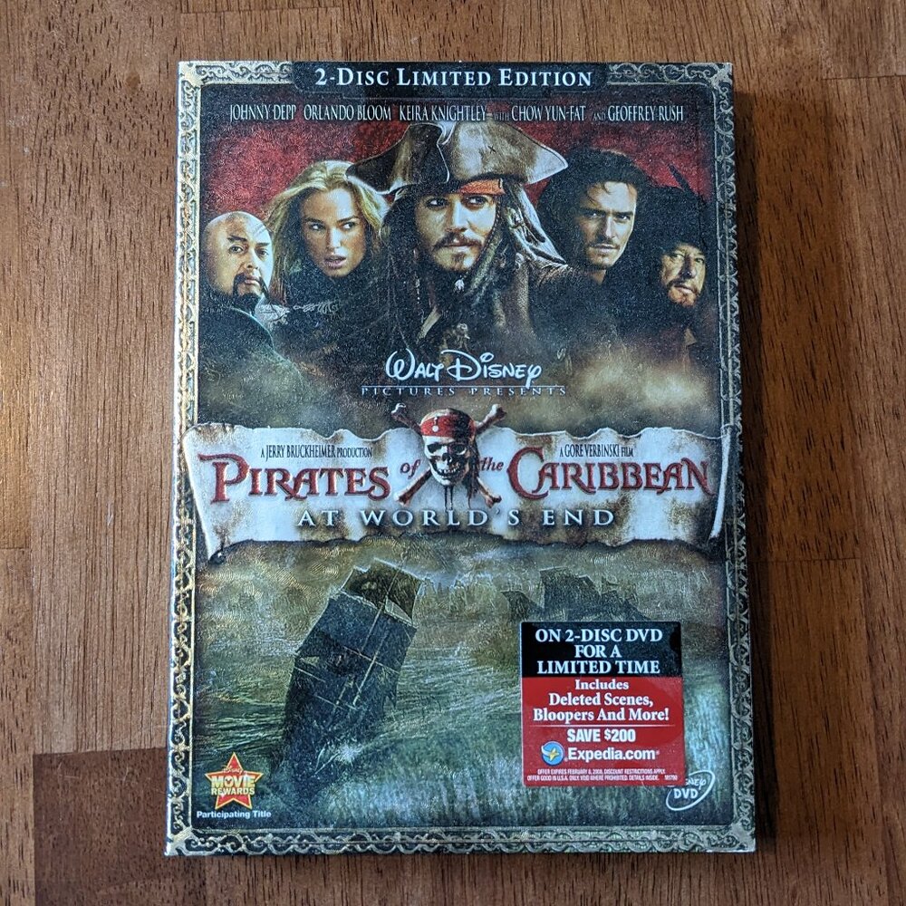 Pirates of the Caribbean At World's End DVD